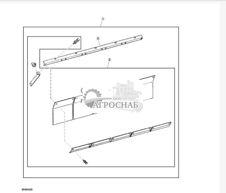 Beater Grate Curtain, Narrow, Attachment 